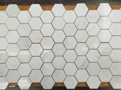 azulejos de mosaico blanco oriental