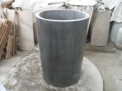columnas de granito gris g654