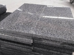 Adoquines de pisos de baldosas de granito gris oscuro