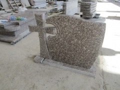 Precio barato G664 piedra sepulcral de granito