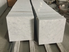 buen precio Carrara baldosas de mármol blanco