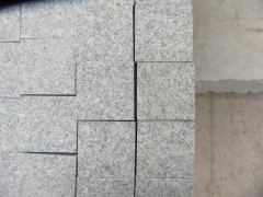 Piedra de pavimento de granito blanco