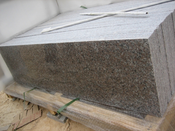 g635 losa de granito frente construcción pasos peldaños