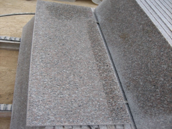 g635 losa de granito frente construcción pasos peldaños