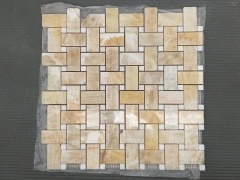azulejos de mosaico de mosaico de ónice de mármol