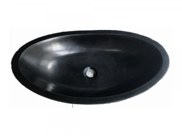 fregadero de cocina oval granito negro huanan