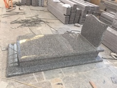 New G653 Dark Grey Granite Grave Memorials Monuments