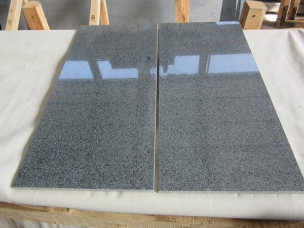 revestimiento de pared de granito pulido g654 baldosas calibradas