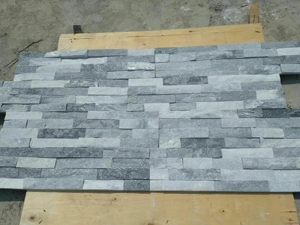 revestimiento de paneles de pared de pizarra gris nublado azulejos de mosaico