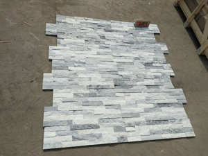 revestimiento de paneles de pared de pizarra gris nublado azulejos de mosaico