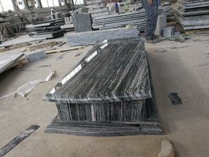nero sandiago multicolor gris granito cementerio lápida