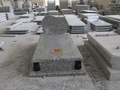 lápidas sepulcrales de granito gris blanco lápidas