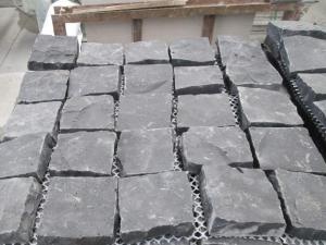 shanxi granito negro cubos naturales pavimento adoquinado