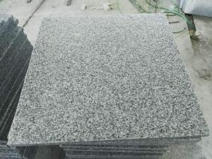 g603 baldosas de granito flameado de granito blanco y gris