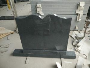 Talla Padang Dark Grey Granite Ogee lápidas