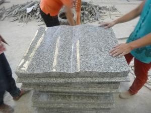 G623 Gray Granite Tombstone Cemetery libro lápida