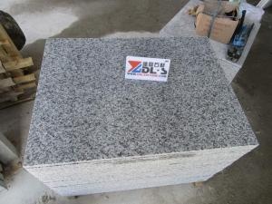 Dalian G655 granito blanco pulido suelo de la casa azulejos