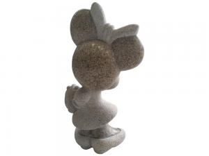 Esculturas de encargo de la casa de Minnie Mouse del granito amarillo oxidado de G682