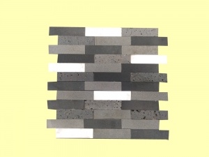 Pavimento del piso de la forma del rectángulo de la teja de mosaico