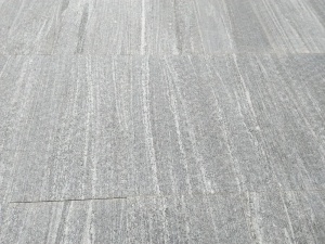 Piedra de pavimentación de azulejo de vena de granito gris montaña