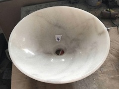 Fregadero de mármol blanco de Guangxi
