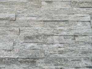 Chapa de madera de pared de piedra de cultura de cuarcita blanca
