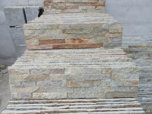 Chapa de la chimenea natural de la piedra de la cultura de la cuarcita oxidada