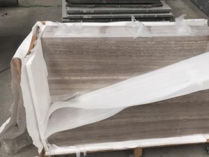 China nueva madera gris vena losas de mármol baldosas
