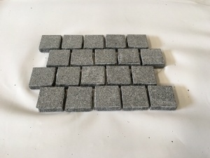 porcelana gris oscuro G654 piedra de cubo de granito