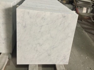  Carrara baldosas de mármol italiano blanco