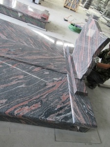 china nueva aurora barata Cardan diseños de polonia de granito marrón rojo