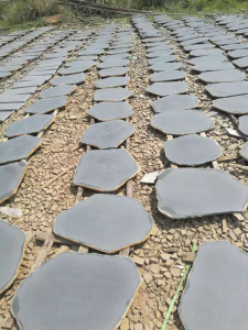 China basalto pavimentadora loca bluestone losa irregular