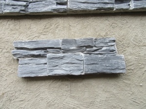 cultura natural piedra de cemento negro para revestimiento de paredes